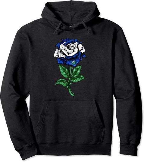 Discover El Salvador Hoodie Salvadoran Flag Rose