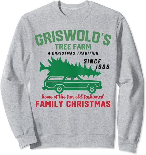 Discover Family Christmas Griswold's Tree Farm Griswold Christmas Sweatshirt