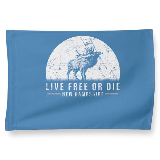 Discover Live Free Or Die New Hampshire Nature Vintage Graphic House Flag