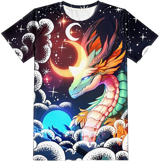 Discover T-Shirts 3D Printing Colorful Graphic
