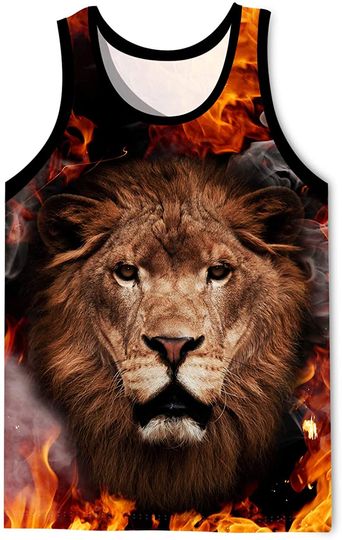 Discover Men's 3D Tank Tops Summer Casual Shirt