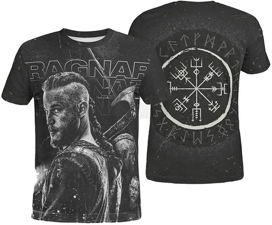 Discover Odin Raven Viking T-Shirt 3D All Over T-shirt