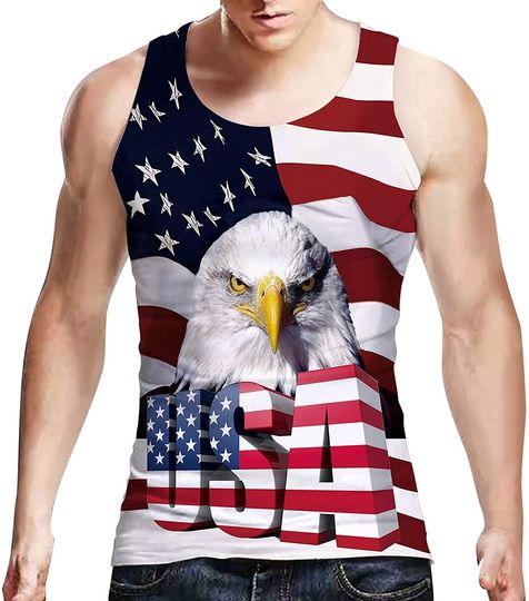 Discover Mens Tank Tops Graphic Summer