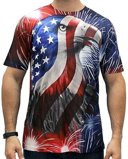 Discover American Flag 4th of July T-Shirt