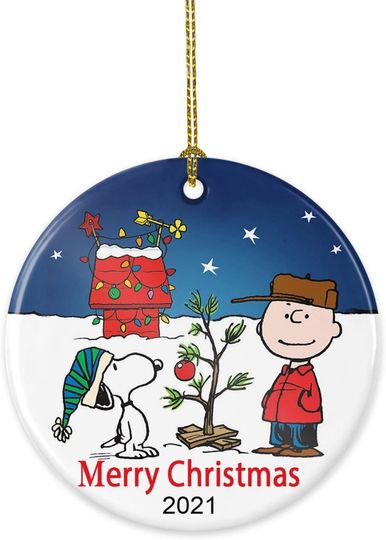 Discover Snoopy & Charlie Brown  Merry Christmas 2021 Ornament