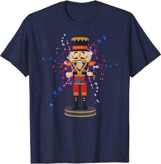 Discover Splatter T-Shirt Nutcracker Watercolor Paint Splatter