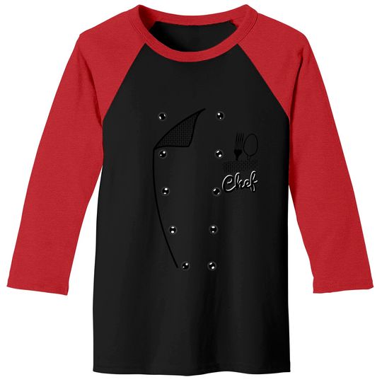 Discover Funny Chef Costume Jacket Baseball Tee