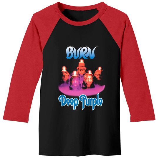 Discover Plastic Head Deep Purple Burn Baseball Tee