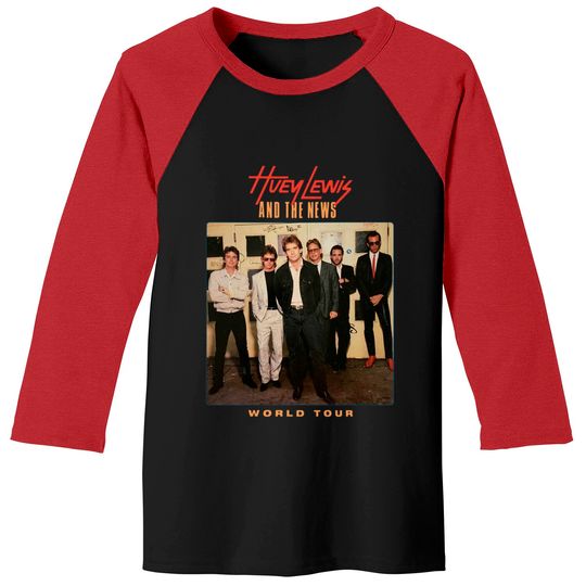 Discover Huey Lewis And The News Baseball Tee