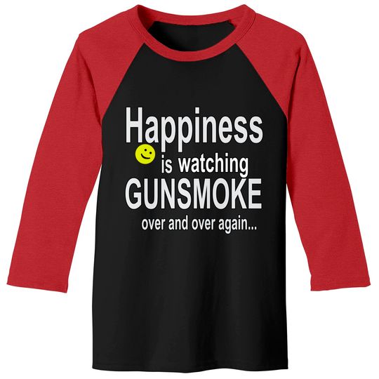 Discover Gunsmoke Dark Baseball Tee