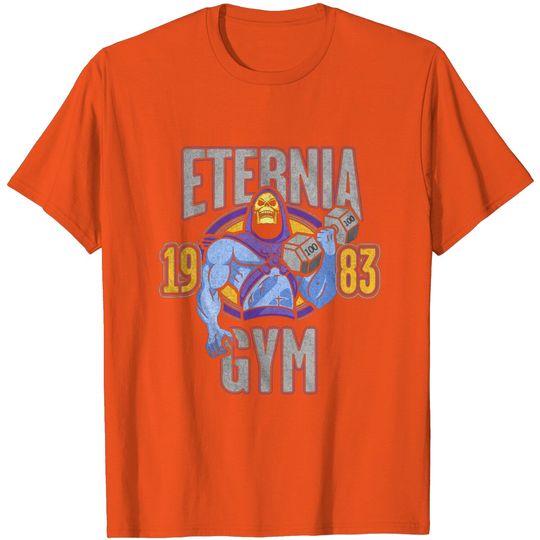 Discover Men's Skeletor Face Eternia Gym 1983 T-Shirts