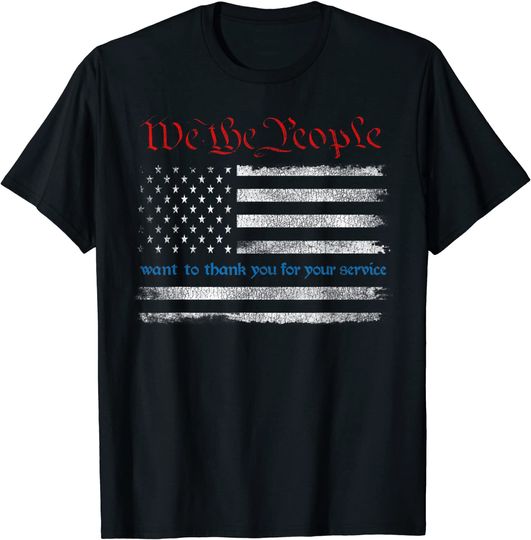 Discover Police Retirement Thin Blue Line USA Flag Retired Officer T-Shirt
