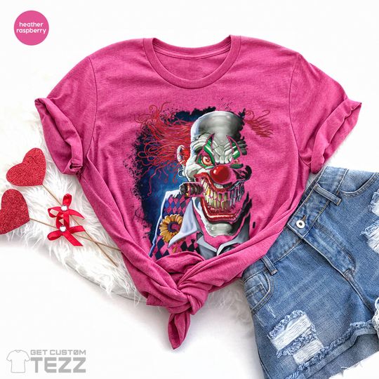 Discover Horror T Shirt, Scary Clowns Shirt, Spooky Shirt
