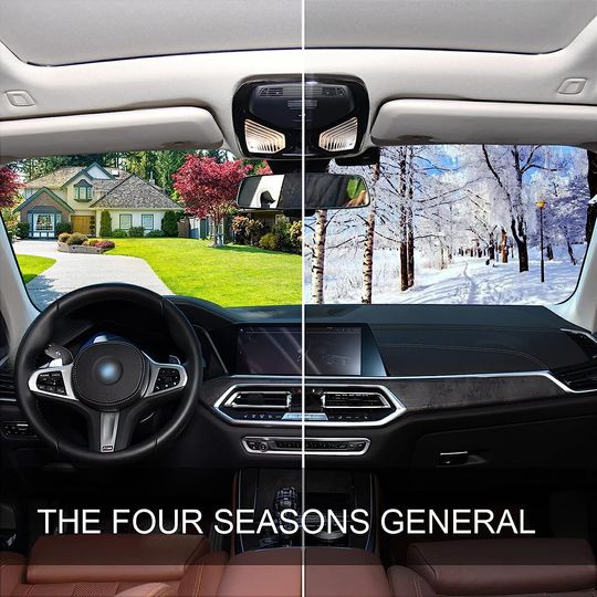 Discover Easter Eggs Rabbit Car Windshield Sun Shade Foldable Reflector