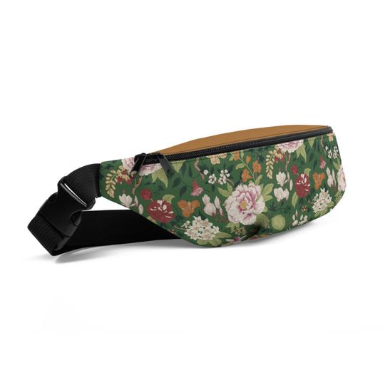 Discover Green Floral Fanny Pack