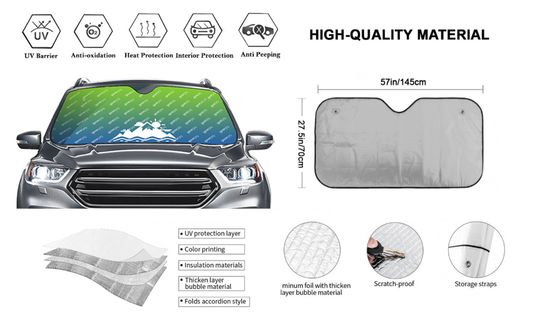 Discover Skeleton Halloween Car Sun Shade, Skeleton Driving Car Sun Shade