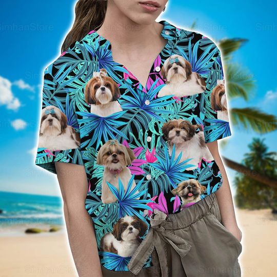 Discover Shih Tzu Hawaiian Shirt