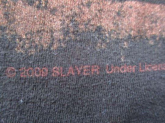 Discover Slayer Rare Psychopathy Red 2009 Tour Shirt