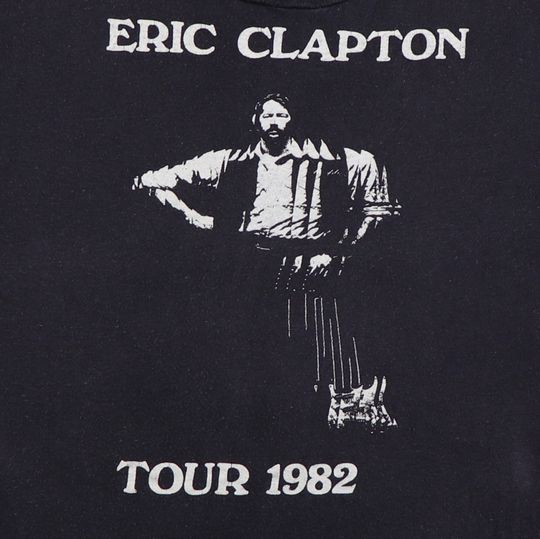 Discover vintage 1982 Eric Clapton Tour Shirt