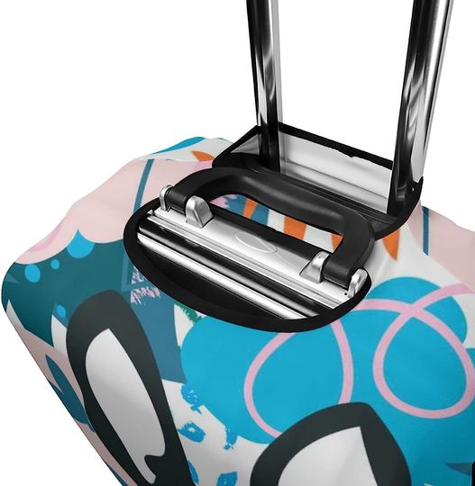 Discover Floral Dog Luggage Cover