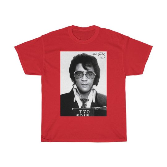 Discover Elvis Presley Music T-shirt Men Women Unisex Tee Shirt