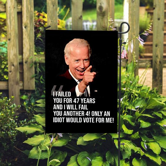 Discover Anti Biden Garden Flag