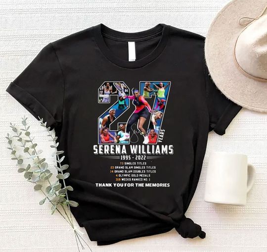 Discover Serena Williams Retirement GOAT T-Shirt