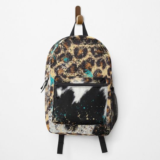 Discover country cowhide and glitter mixed Backpack
