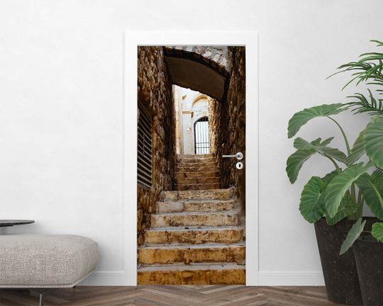 Discover Stairs door Self-adhesive Door Stickers