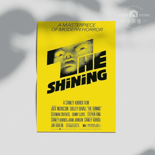 Discover 1980 The Shining - Vintage Movie Film Poster