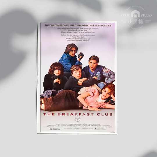Discover 1985 The Breakfast Club - Vintage Movie Film Poster