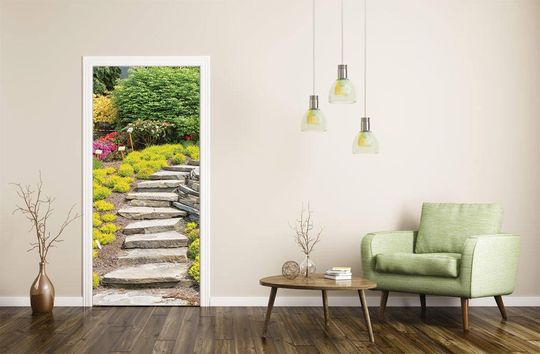 Discover Garden Door Mural Decorative Sticker