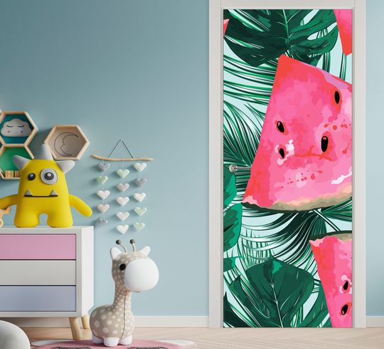 Discover Watermelon Vinyl Door Decal