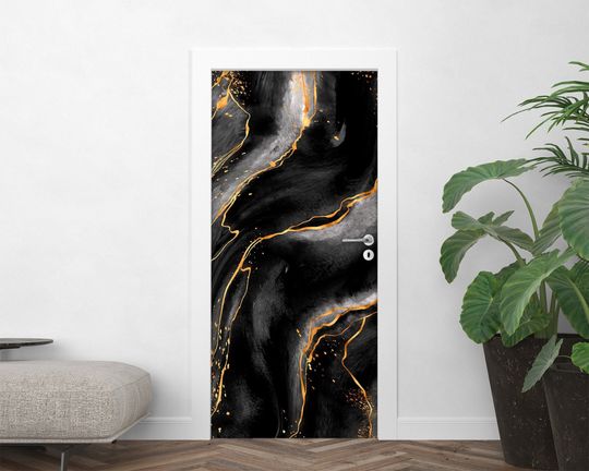 Discover Marble Self-adhesive Door Stickers