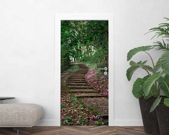 Discover Stairs door Self-adhesive Door Stickers