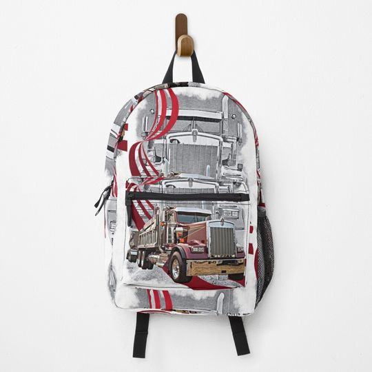 Discover Kenworth end dump Backpack