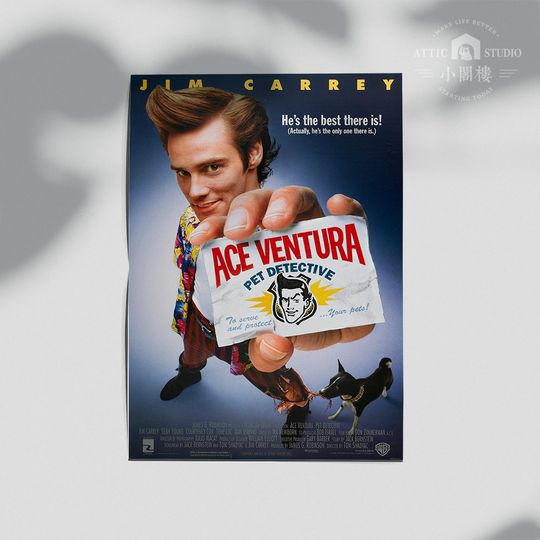 Discover 1994 Ace Ventura: Pet Detective - Vintage Movie Film Poster