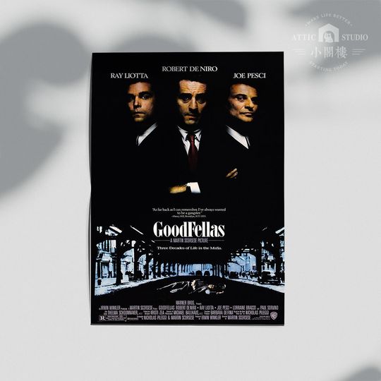 Discover 1990 Goodfellas - Vintage Movie Film Poster
