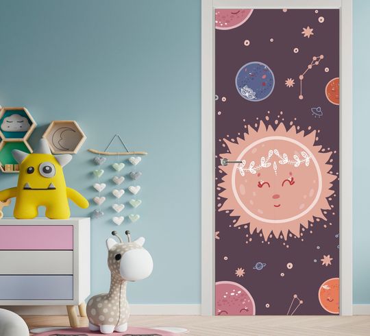 Discover Galaxy Vinyl Door Decals