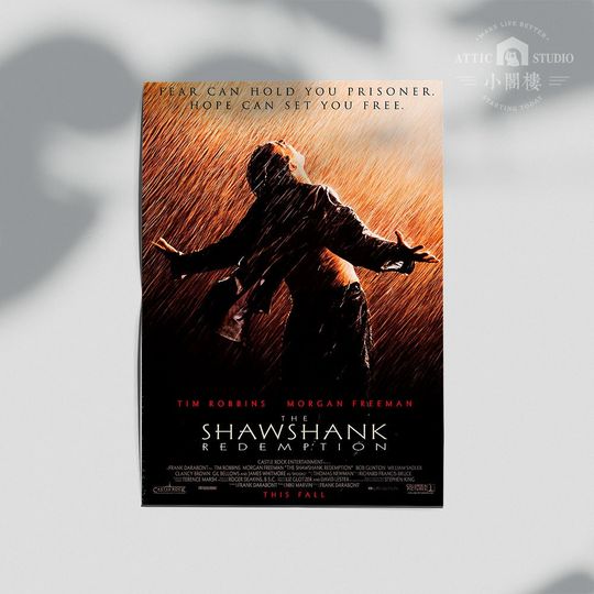 Discover 1994 The Shawshank Redemption - Vintage Movie Film Poster