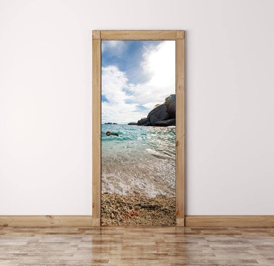 Discover Summer Self-Adhesive Door Decals