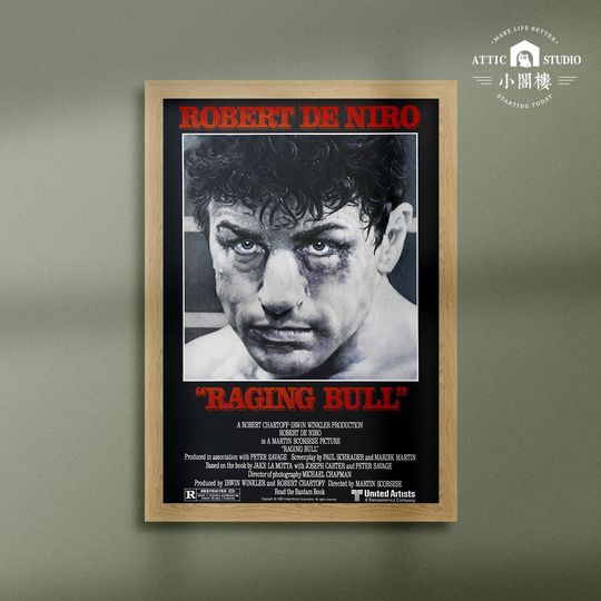 Discover 1980 Raging Bull - Vintage Movie Film Poster
