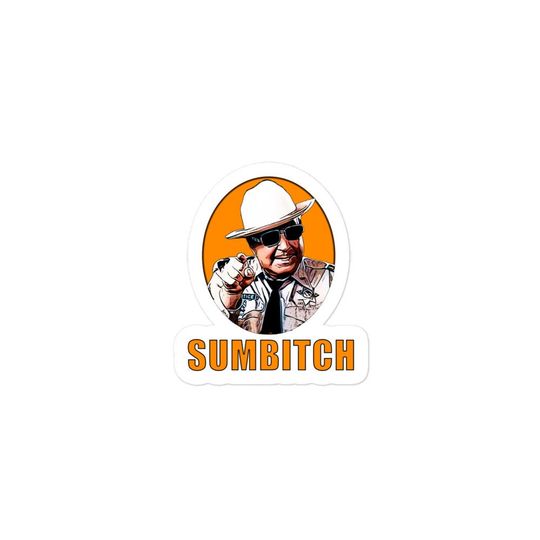 Discover Sherrif justice sticker- Sumbitch
