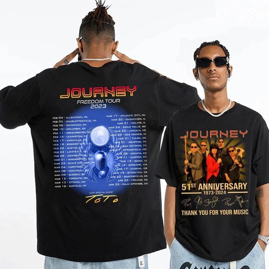 Discover Journey 50th Anniversary Freedom Tour 2023 Shirt