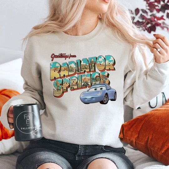 Discover Vintage Sally Radiator Springs Sweatshirt
