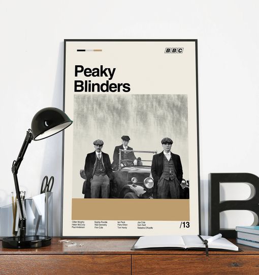 Discover PEAKY BLINDERS Poster - Minimalist Movie Poster