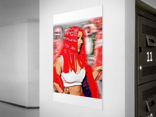 Discover Cardi B Poster, Hip Hop Poster