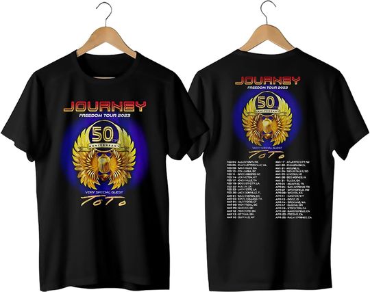 Discover Journey Freedom Tour 2023 Shirts 50Th Anniversary Shirt Journey Tour 2023 T-Shirt
