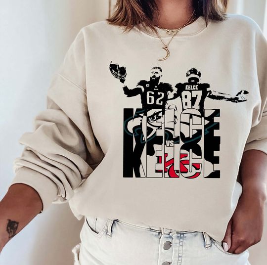 Discover Chiefs And Eagles Brothers Tshirt,The First Brother Players To Face Each Sweatshirt