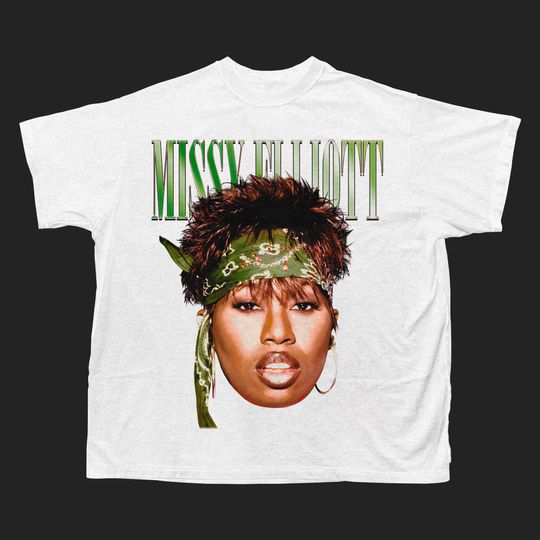 Discover Missy Elliot Vintage Hip-Hop T-Shirt | White, Missy shirt
